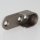 Häfele Schrankrohrlager Kleiderstangen-Halterung für Schrankrohr oval 30x15mm mit 3 Schraublöcher titangrau