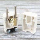 Kaiser Schutzkontakt-Stecker reinweiß 250V/16A