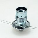 Lampenschirm Lampen Glashalter 16x90mm mit 2-fach Feder für alle E14 und E27 Fassungen geeignet