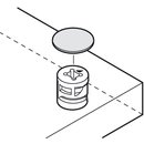 Häfele Möbel Abdeckkappe zum Kleben aus Echtholz 14mm Eiche