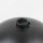 Lampen-Baldachin 50x100 Metall schwarz Kugelform mit 10mm Stellring