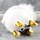 Spardose Luxus Sparschwein "Luxury Pig" Höhe 12cm weiß aus Keramik