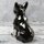 Spardose Hund "Funny Bulldog" französische Bulldogge Höhe 19cm aus Keramik schwarz silber