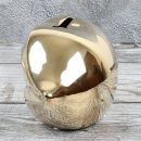 Spardose Lippen "The Kiss" Länge 20cm aus Keramik gold