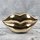 Spardose Lippen "The Kiss" Länge 20cm aus Keramik gold