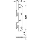 Häfele Bettverbinder 143mm mit Haken Stahl (4 Schließteile 4, Hakenteile)