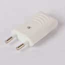 Eurostecker Europa-Flachstecker weiß 250V/6A mit...