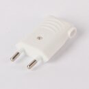 Eurostecker Europa-Flachstecker weiß 250V/6A mit...