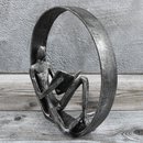 Deko Design Skulptur "Novel" 19cm Antik silber