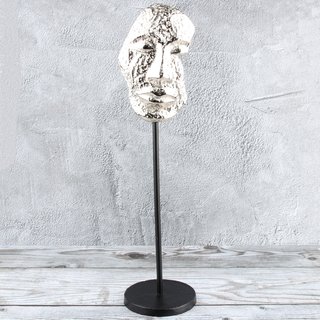 Deko Design Skulptur Maske "Mask One" aus Aluminium 43,5cm