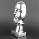Deko Design Skulptur denkendes Gesicht "Thinking...