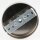 3-Loch Lampen-Baldachin Metall 100x25mm Edelstahloptik ohne Zugentlaster für 3 Lampenpendel