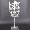 Deko Design Skulptur "Flame Lady" aus Aluminium 50cm Silber