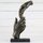 Deko Design Skulptur "Two Hands" aus Polypropylen 29cm Gold/schwarz