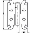 Häfele Aufschraubband Scharnier 100mm verzinkt Anschlag rechts