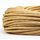 Textilkabel Stoffkabel gold 2-adrig 2x0,75 Zug-Pendelleitung S03RT-F 