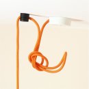 Lampen Distanz-Aufhänger Affenschaukel 19x28mm Kunststoff transparent