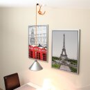 Lampen Distanz-Aufhänger Affenschaukel 18x23mm Kunststoff schwarz