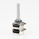 Dreh-Potentiometer stereo 0,2W 2x1k log mit 5/32mm Achse