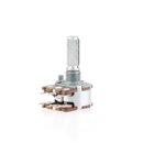 Dreh-Potentiometer stereo 0,2W 10k lin mit 6/18mm Achse