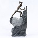 Deko Design Skulptur Figur Stein Herz &quot;Heart&quot;...
