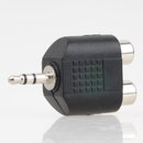Audio Adapter Klinkenstecker 3.5mm Stereo auf 2 x Cinch Kupplung