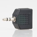 Audio Adapter Klinkenstecker 3.5mm Stereo auf 2x3.5mm Kupplung
