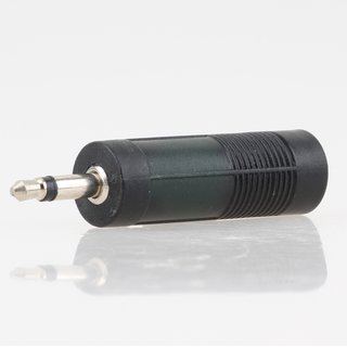 Audio Adapter Klinkenstecker 3.5mm Mono auf 1 x 6.3mm Kupplung