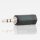 Audio Adapter Klinkenstecker 3.5mm Stereo auf 1 x 2.5mm Kupplung