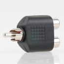 Audio-Adapter Cinchstecker auf 2x Cinch Kupplung