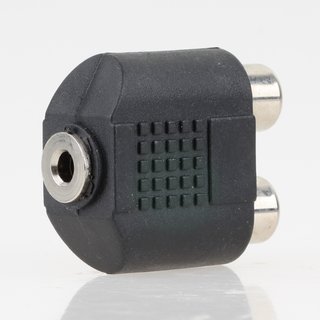 Audio Adapter Klinkekupplung 3.5mm Stereo auf 2 x Cinch Kupplung