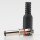 DC Stecker Kunststoff 5mm AD 2.1mm ID mit Knickschutz SL 13mm