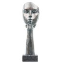 Deko Design Skulptur Figur "Desire" aus Polypropylen 34cm bronzefarben