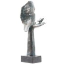 Deko Design Skulptur Figur "Desire" aus Polypropylen 34cm bronzefarben