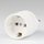 Reisestecker-Adapter Schweiz Kupplung Deutschland weiß 10A/250V