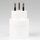 Reisestecker-Adapter Schweiz Kupplung Deutschland weiß 10A/250V