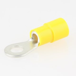 Ringkabelschuh gelb isoliert 2,5-6 mm² M5