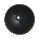 Lampen Baldachin 73x68mm Kunststoff schwarz rund