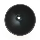 Lampen-Baldachin 73x68mm Kunststoff schwarz rund