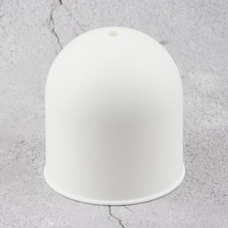 Lampen-Baldachin 73x68mm Kunststoff weiß rund