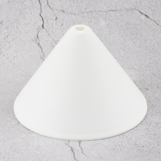 Lampen-Baldachin Pyramiden Form mit Feststellschraube 110x70mm Kunststoff weiß