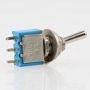 Miniatur Einbau Kipptaster blau 1xEIN 250V/3A 3-Pins