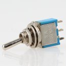 Miniatur Einbau Kipptaster blau 1xEIN 250V/3A 3-Pins