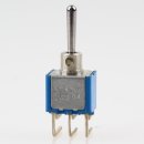 Miniatur Kippschalter blau 3A/250V ON/OFF/ON 6 Pins...