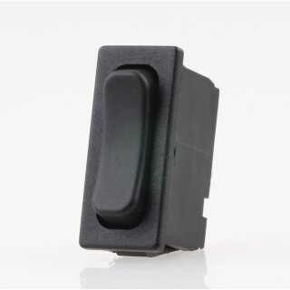 Einbau-Wipptaster schwarz 1-polig 250V/6A 30x11mm
