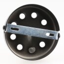 Lampen-Baldachin 100x25mm Metall schwarz ohne Zugentlaster für 10 Lampenpendel