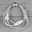 Lampen Anschlussleitung weiß 2 Meter 2-adrig mit...