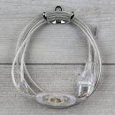 Lampen Anschlussleitung transparent 2 Meter 2-adrig mit...