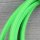 Textilkabel Anschlussleitung 2-5m neon-grün Schalter u. Schutzkontakt Winkelstecker