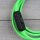 Textilkabel Neon-Grün 3-adrig mit Schnurschalter und Schutzkontakt-Stecker Anschlussleitung 2-5m